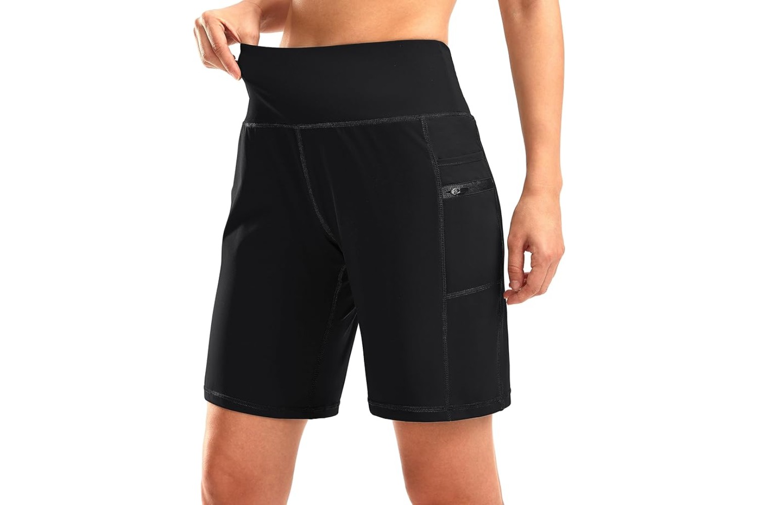 Bermuda Shorts with Zipper Pockets
